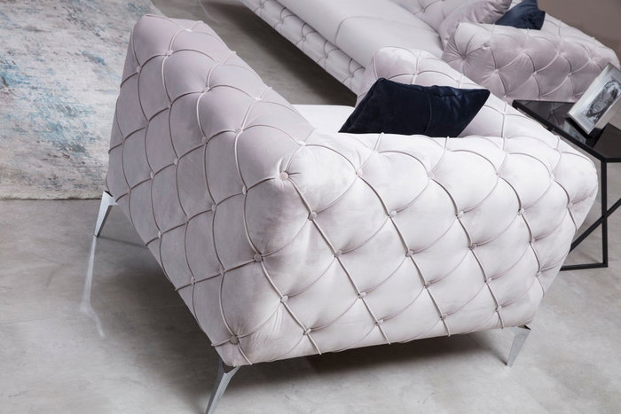 Atelier Del Sofa Silla Alada Gris Claro Atelier Del Sofa Silla Alada Gris Claro